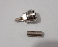 n female crimp connector for LMR 200 cable