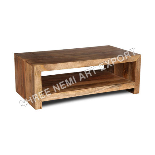 Cube Furniture Mango Wood Coffee Table - Color: Brown