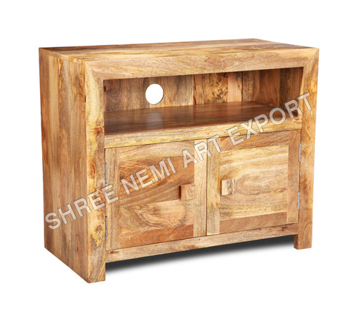 Polish Cube Furniture Mango Wood Tv Stand