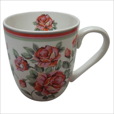 Classic Milk Mugs - Ceramic, 11 oz, 3.5"x4", Glossy Finish | Attractive Pattern, Durable, Elegant Design, Lightweight, Versatile Use