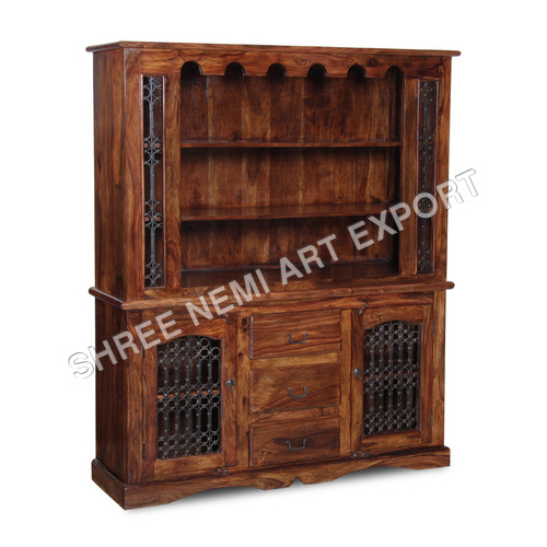 Jali Range Furniture-T.V And C D Stand - Color: Brown