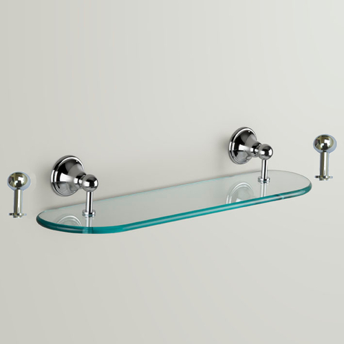 Transparent Glass Shelf Supports