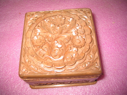 Wood Carved Box