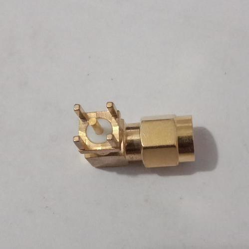 SMA MALE RIGHT ANGLE PCB  CONNECTOR