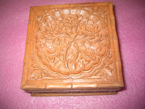 Wood Carving Handmade Box