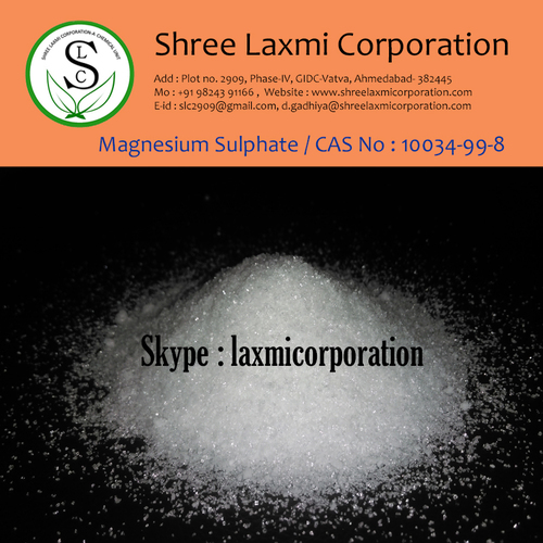 Magnesium Sulphate White Crystal 99%