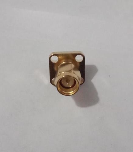 SMA MALE 4 HOLE SOLDER