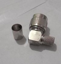 n male right angle clamp connector for LMR 400 cable