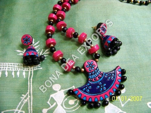 Terracotta Jewellery Drop Earrings