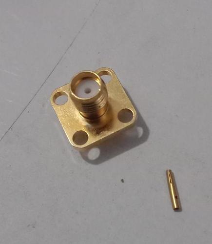 SMA F 4 HOLE RG 141 SOLDER