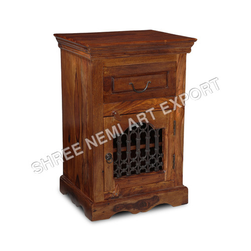 Jali Range Furniture-Corner Box - Color: Brown
