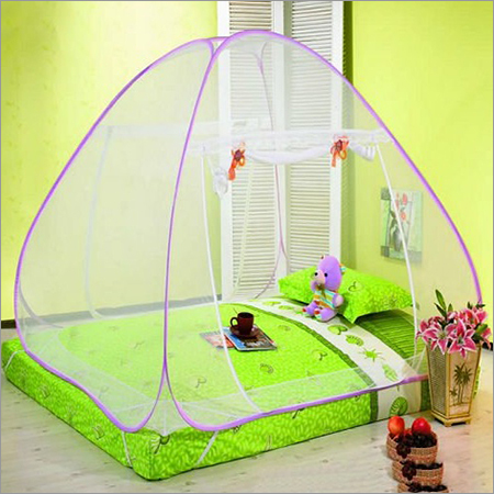 Rectangular Mosquito Net - Polyester 6x4ft White, 1mm Mesh | Lightweight, Foldable, Easy Setup, Portable