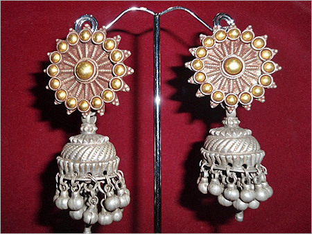 Fancy Silver Earring