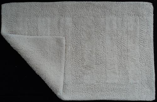 White Reversible Bath Mat