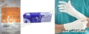 Latex Non Sterile Surgical Gloves (ISO, ISI, CE)
