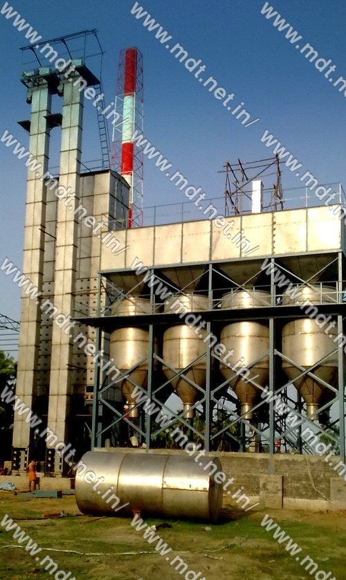 80 ton boiled dryer with parboiling unit