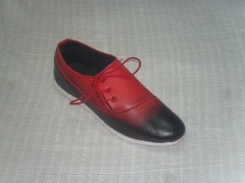 6366 - Leather, Red, Lace-Up | Stylish Design, Comfort, Durable, Lightweight, Breathable Rubber Sole