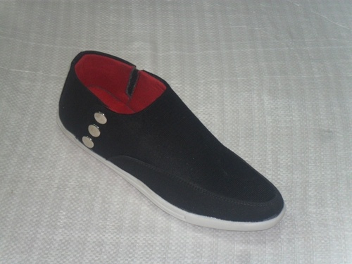 6369 - Canvas, Various Sizes, Black | Slip-On, Stylish Design, Comfortable Fit, Durable Rubber Sole