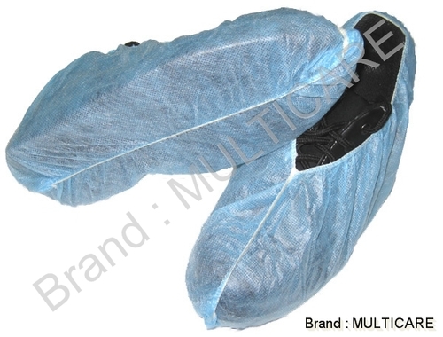 Non Woven Shoe Cover - Polyester Disposable Multiple Sizes & Elegant Designs | Ideal for Hospitals Food Industry Research Institutes Hotels