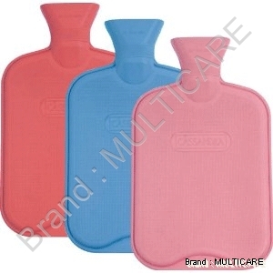 Hot Water Bottle - Rubber 203.2-254 mm Length | 100% Leak Proof Heat Resistant Polypropylene Screw-Stopper Soft Feel