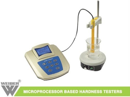 Microprocessor Based Hardness Testers - 160x190x70mm, 750g, Range 1.50x10-2 to 1.00x102 mmol/L | RS-232 Interface, Data Storage 128 Groups, Automatic Temp Compensation, Self-Diagnostic