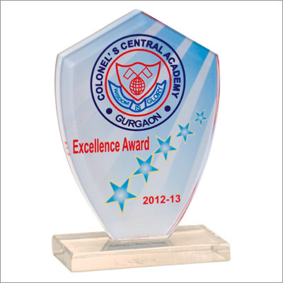 Acrylic Trophy - 7-12" Clear Acrylic, Full Color Print | Award Recognition, Customizable Design, Durable Elegant Display