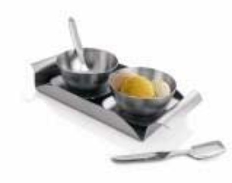 ICE CREAM CUP - Stainless Steel 15x8x4 cm, Silver | Durable, Elegant Serving, Easy Cleaning