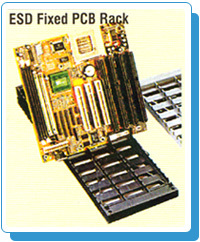 Esd Fixed Pcb Rack - Color: Black Color For Conductive.