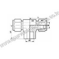 Silver Female Branch Tee