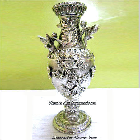 Silver Decorative Flower Vase
