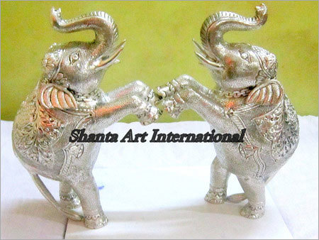 Decractive Silver Elephant