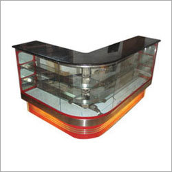 L-Shaped Display Counter