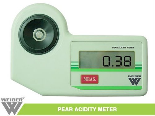 Pear Acidity Meter - Platinum Gilded Electrode, 0.00%-3.00% Malic Acid | Microprocessor Based, Auto Temperature Compensation, High Accuracy, Self-Diagnostic