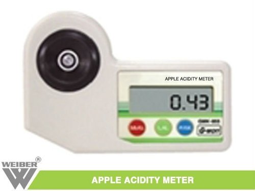 Apple Acidity Meter - Platinum Gilded Electrode, 0.00-3.50% Malic Acid | Microprocessor Based, Automatic Temperature Compensation, High Accuracy, Self-Diagnostic, Low Battery Indicator