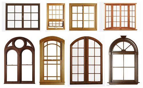 wood windows frames