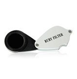 Ruby Filter WEIBER - Glass Filter 20mm, Metal Body, Swing Away Case, Leather Accessory Included | Identifies Gems, Differentiates Stones, Easy to Use
