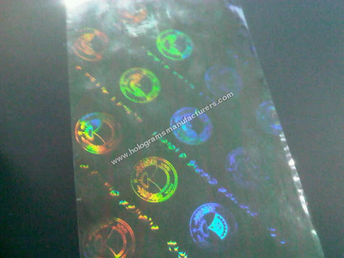 Holographic Anti Counterfeit Overlay for PVC Card Printers
