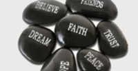 Engraved Stone Pebble