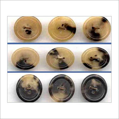 Cow Horn Button