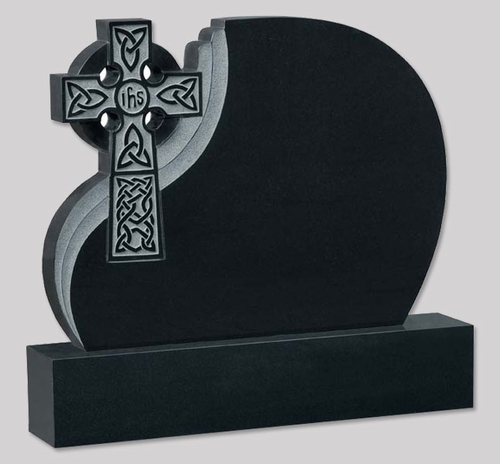 Monument stone cross model