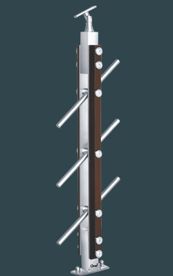 Stainless Steel Wood Balustrade