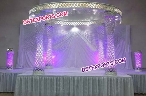 नई शादी फाइबर क्रिस्टल मंडप