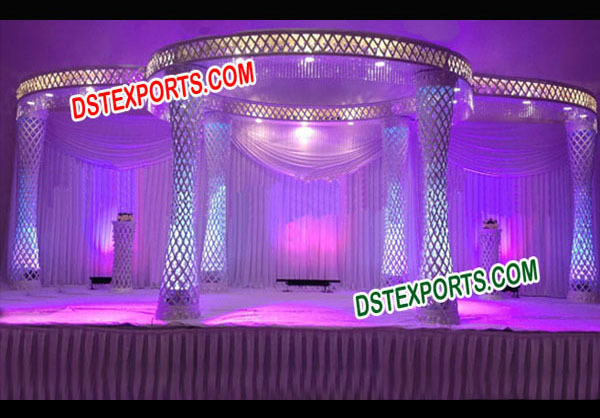 Beautiful Crystal Mandap For Marriage