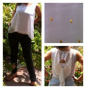 Designer White Top