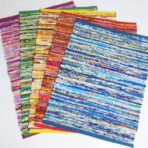 PRINTED FABRIC CHINDI RUGS