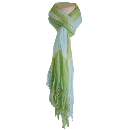 Indah Sky/Lime Tie Dye Scarfs