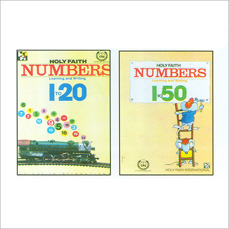 Number Books - Paper, 7"x9.5", Multicolor | Colorful Design, Meaningful Illustrations, Playway Learning, Well-Finished Pages