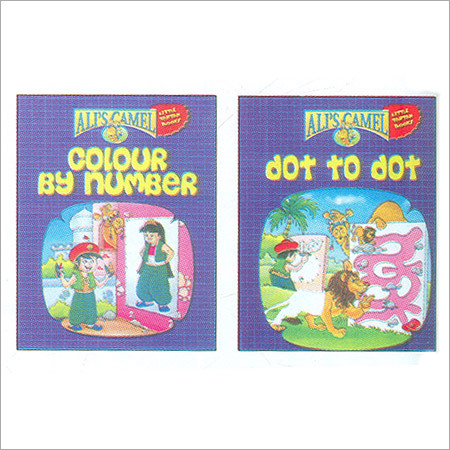 Color by Number Book - Paper, 8.5x11 inches, Purple, Saddle Stitch Binding, Educational Stories and Skill Development