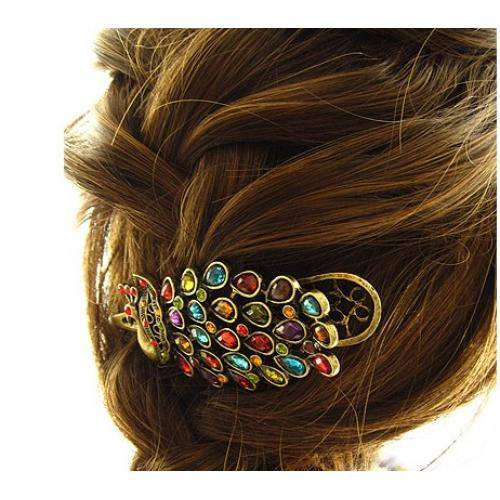 Peacock Hair Pin