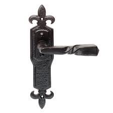 Barley Twist Lever on Gothic Backplate